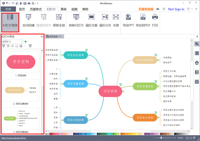 mindmaster教你怎么制作高大上的ppt幻灯片?