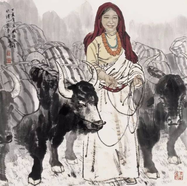 高博|在工笔画中注入写意精神(65幅)