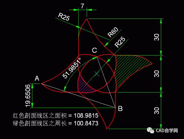 cad进阶级练习题及详细答案(48)