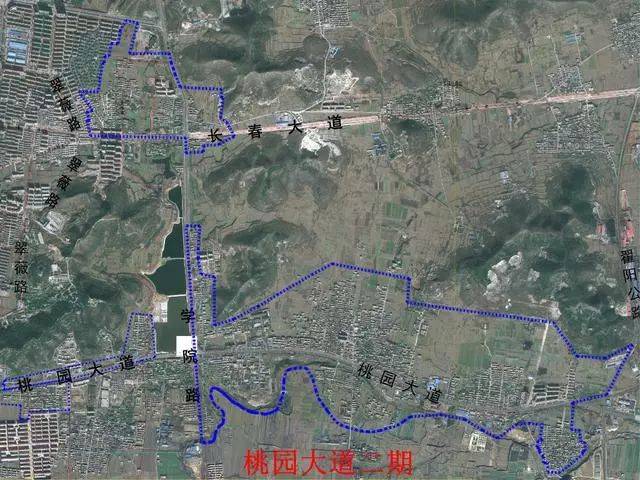 桃园大道棚改范围(高速口至学院路)