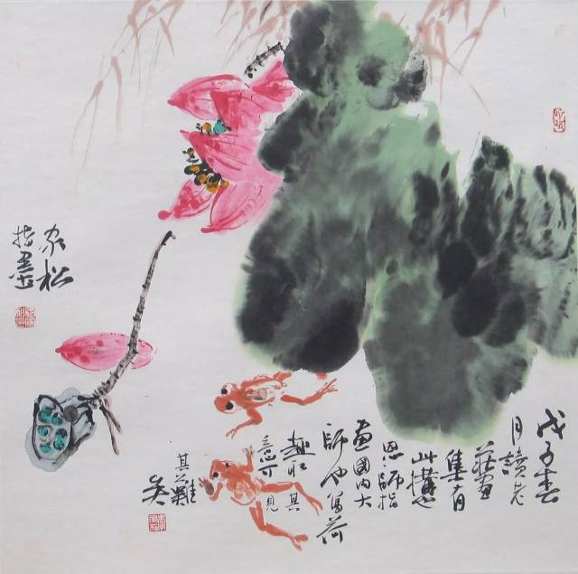 季家松"金园台酒津皖有约"参展画家