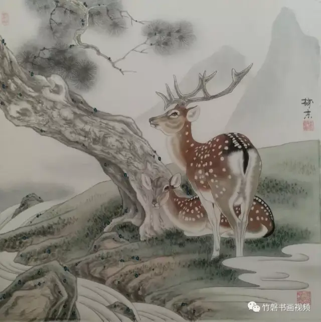 李树东工笔画赏析