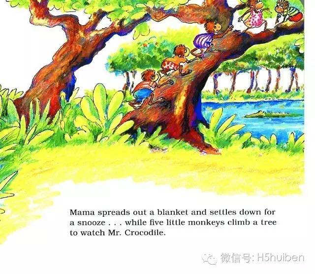 【有声绘本】廖彩杏系列《five little monkeys sitting in a tree》