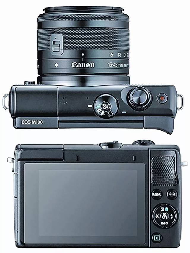 佳能eos m100双镜头套机丨轻巧好携带,易用画质高