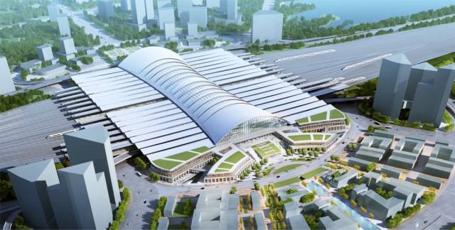 济南新东站定稿效果图
