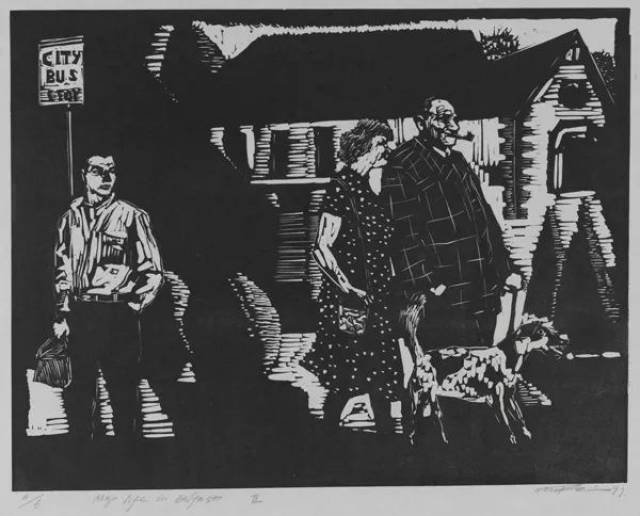 版画欣赏i 安滨木刻版画插图三十图