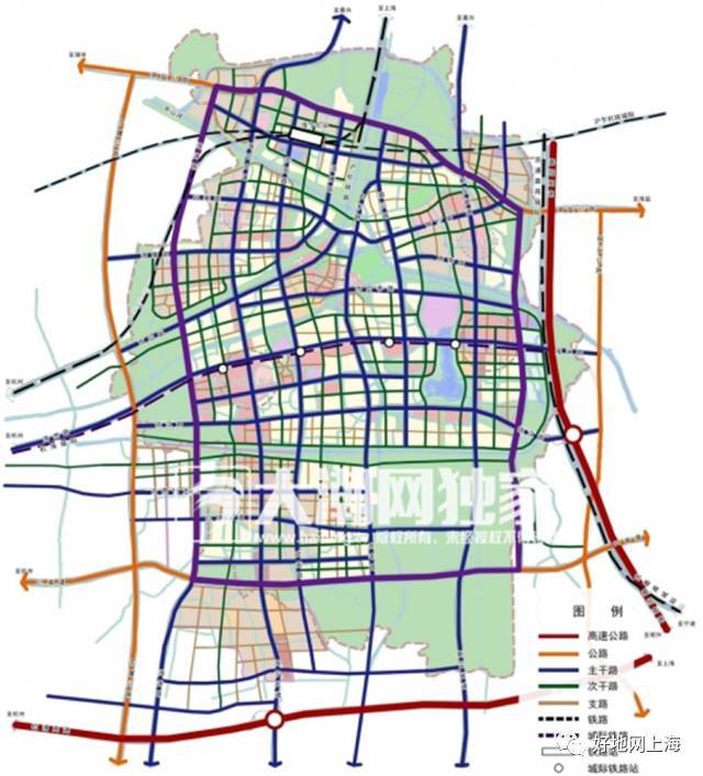 西山路,施带路,水月亭路,海州路,钱江路,吉恩仕大道,红旗大道和纬一路