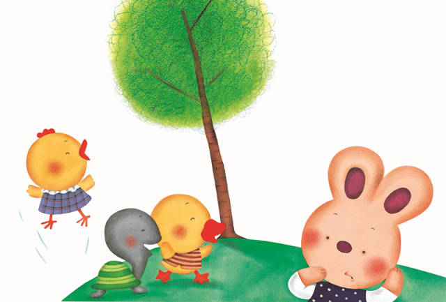 听故事-《龟兔赛跑》英文版