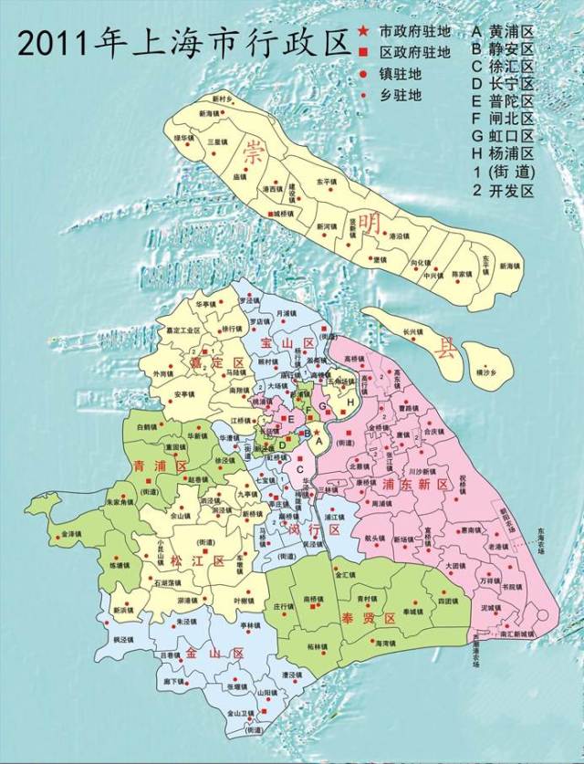 上海行政区划的历史沿革:1949~2018