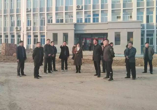 磁县副县长万晓方调研一中东扩,老二中改造,新乐善学校项目建设
