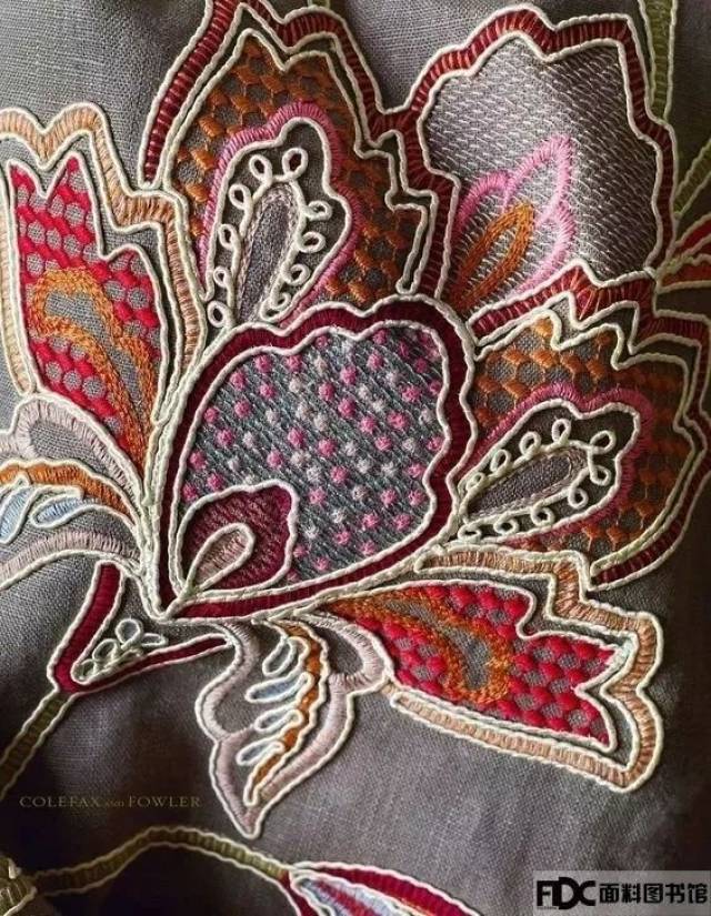 绒线刺绣crewel embroidery——西方刺绣技艺之瑰宝