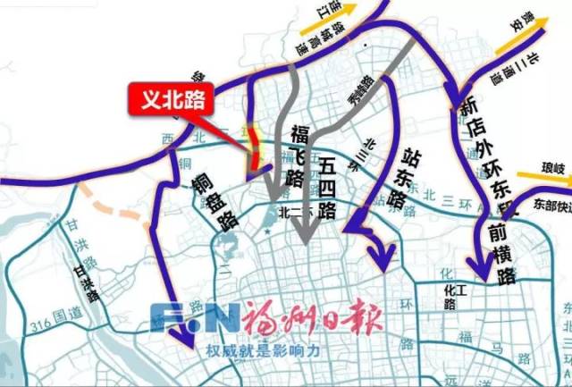 义北路北段道路工程(江厝路—赤桥路)