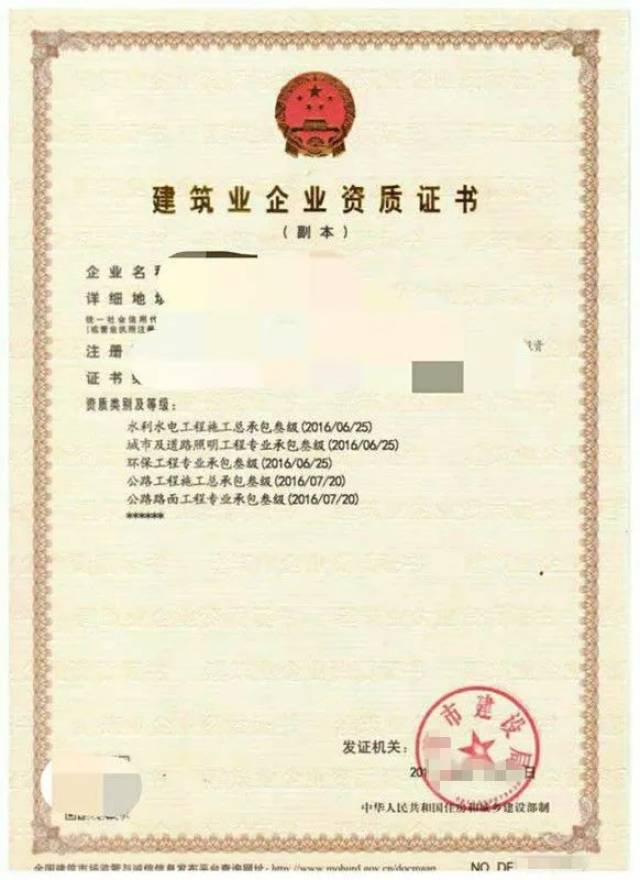 具有资质的企业转让(附证书)