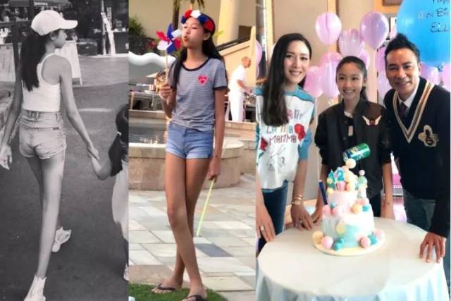 任达华女儿被谕为「最长腿」星二代! 12岁ella任晴佳的青春少女穿搭!