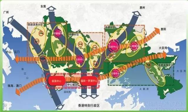 其中,共规划10条轨道与东莞和惠州临深片区轨道对接.