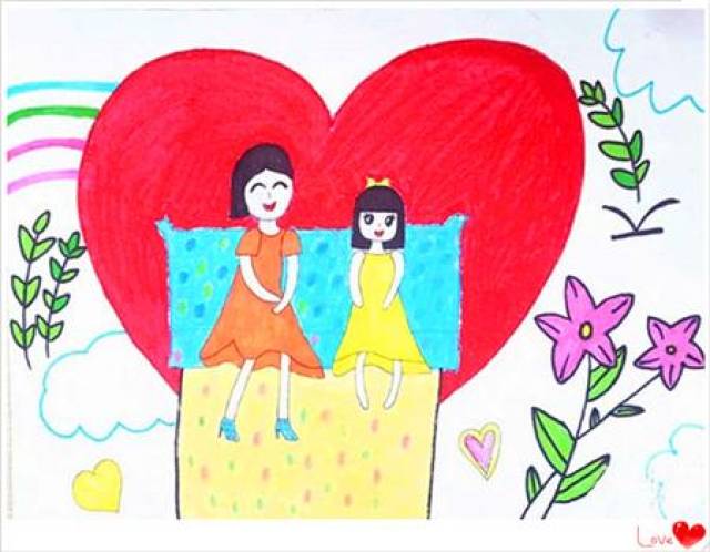 幼儿园感恩节儿童画作品:一笔一画涂出感恩,让节日充满温馨暖意