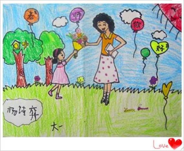 幼儿园感恩节儿童画作品:一笔一画涂出感恩,让节日充满温馨暖意