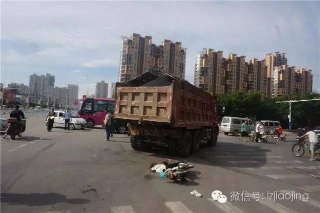 林州境内大货车,发生的车祸