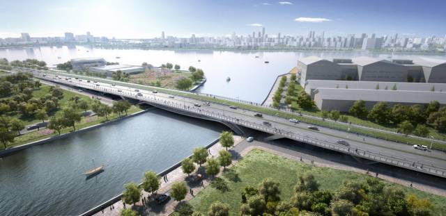 西岸贯通 | 龙腾大道建设重要节点淀浦河桥实现整体结构贯通