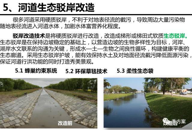 河道治理 方案及实例 灰绿结合,改善龙王河生态环境