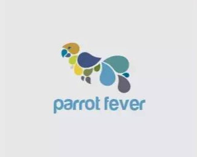 活泼有趣的鹦鹉logo欣赏