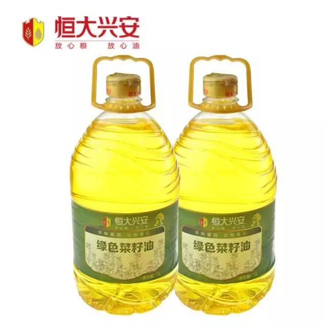 恒大兴安绿色菜籽油5l