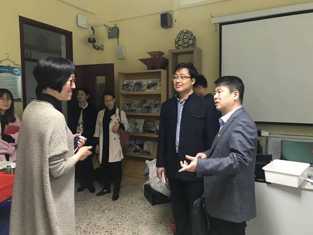 区委员副书记李晓勇等一行5人在共青团上海市奉贤区委员会副书记翁晔