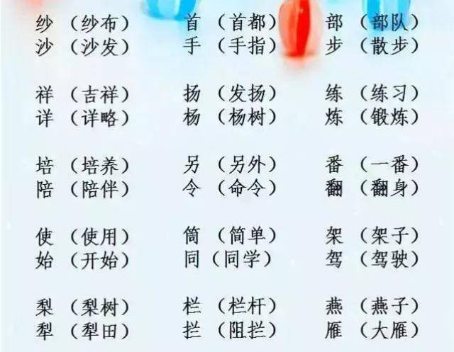 绿字组词