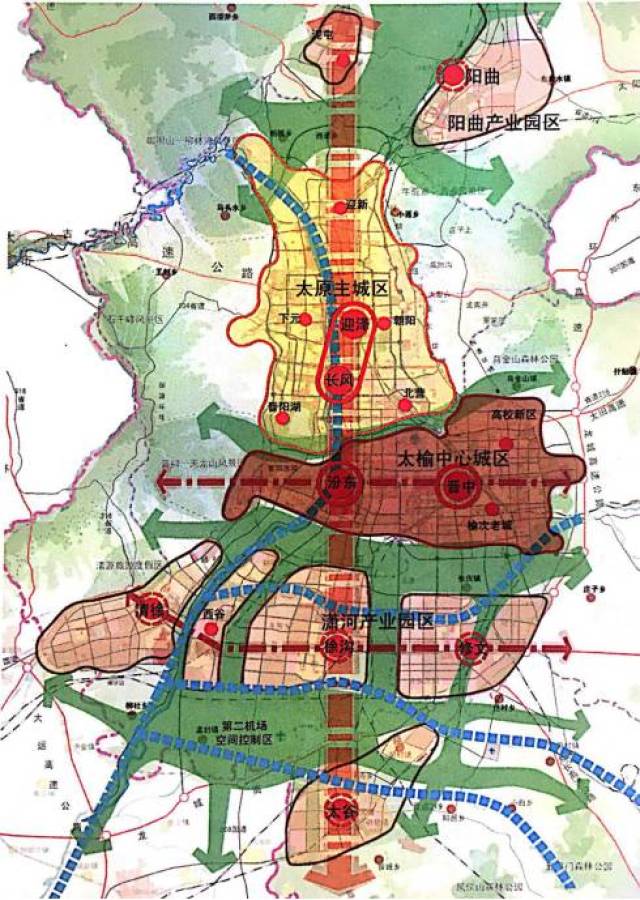 太原市区2020-2040人口变化