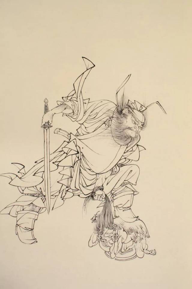 练习素材|《蔡岚工笔人物画集:白描卷》(65幅)