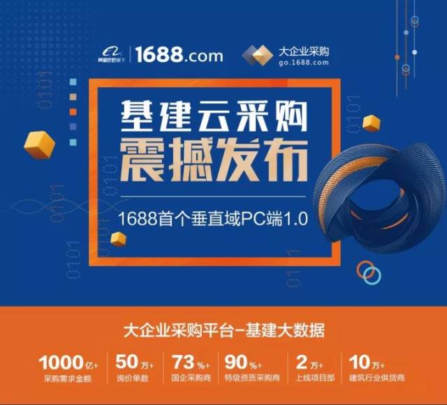 千亿采购 50万张订单等你来 阿里巴巴大企业采购垂直域 基建云采购
