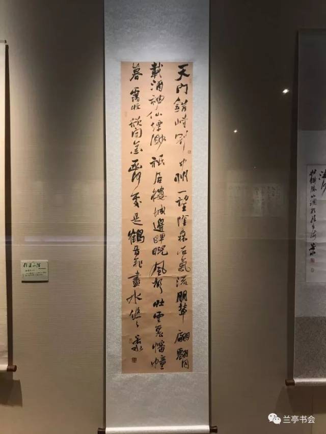 行道山阴乔海光书画作品展在兰亭书法博物馆开幕 (下)