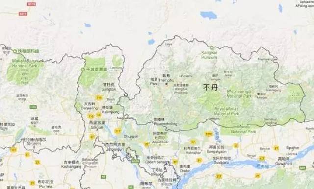 中印中段边境地图展开剩余97%在许多人印象中，印度空军是支素质低下、经