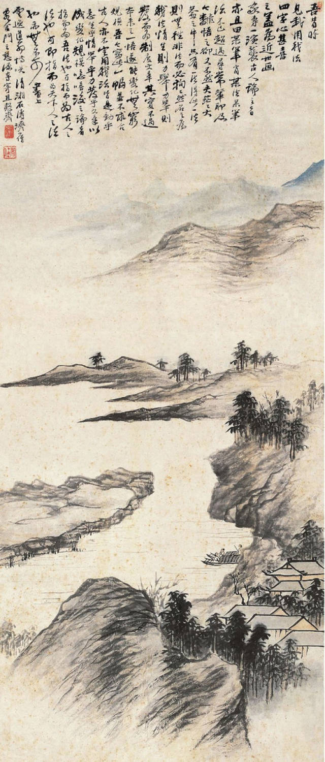 清初"四高僧"之: 石涛绝世山水画欣赏