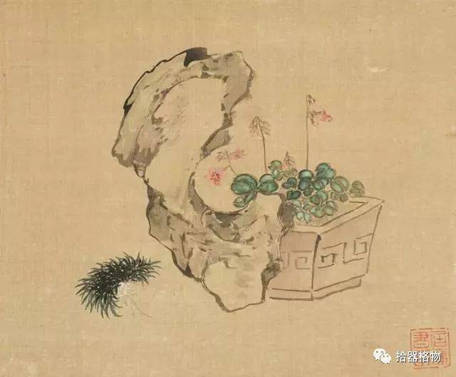 俊逸仙草历代名家画菖蒲