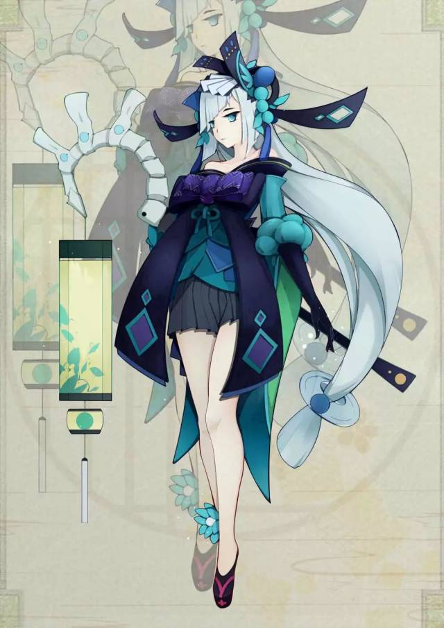 壁纸| 青行灯(阴阳师)@667期 今天の二十枚封面图集