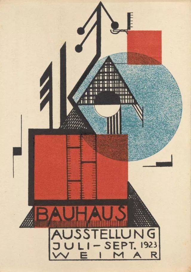 bauhaus 包豪斯设计展   德国魏玛包豪斯学院设计展 1923   海报