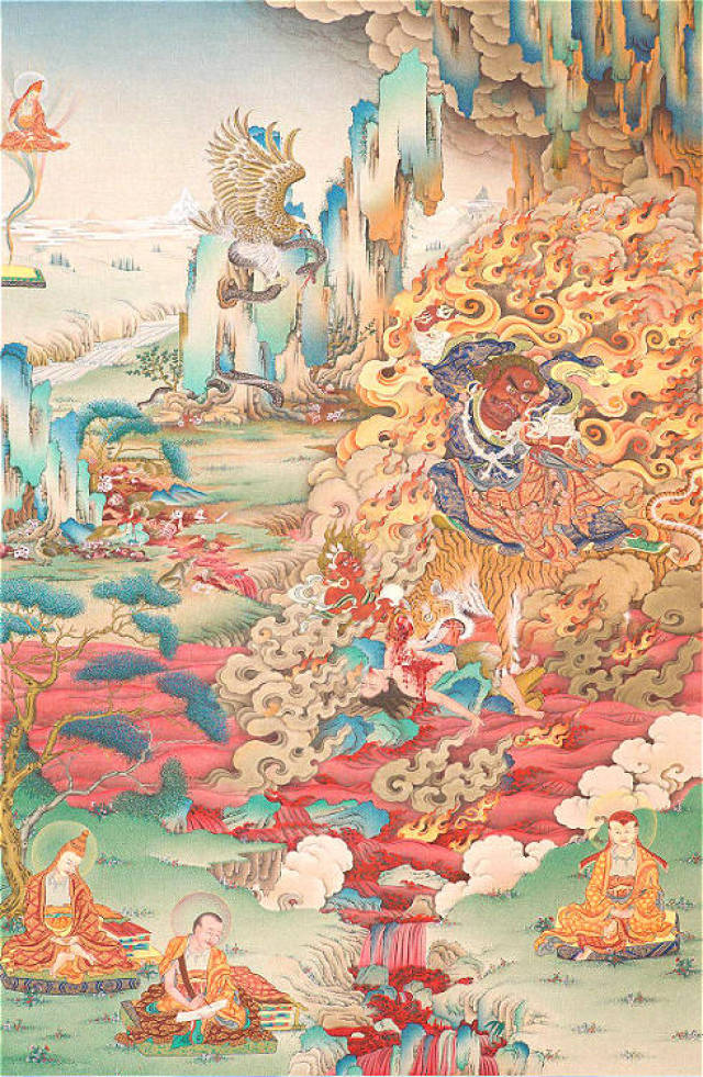 传世臻品唐卡 ·《莲师八变》