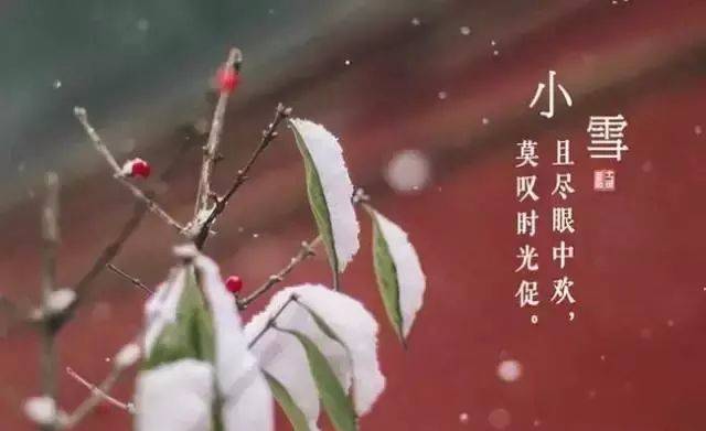 小雪时节,一起邂逅赏析最美的小雪诗词!