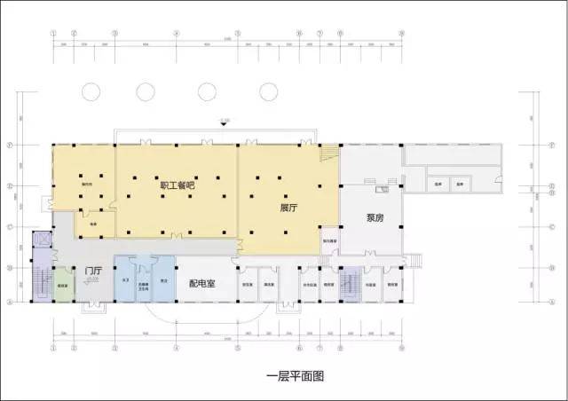 职工餐吧及展厅意向