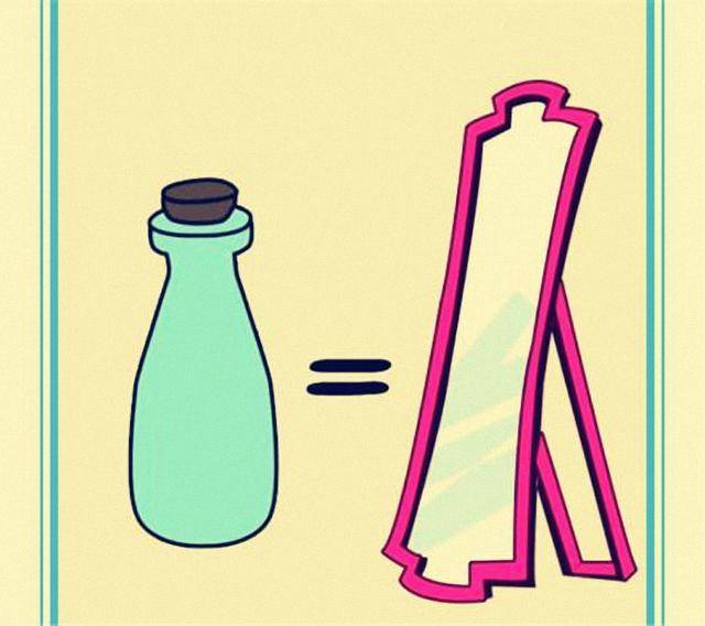 一个镜子和一个瓶子是什么成语_这是什么成语看图(2)