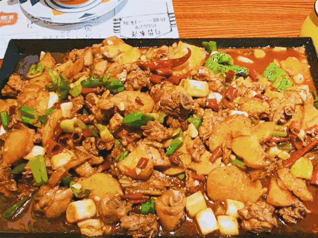 干 锅 鸡 美食 网 做法 640_480 gif 动态图 动图