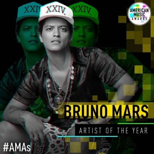 bruno mars成最大赢家!