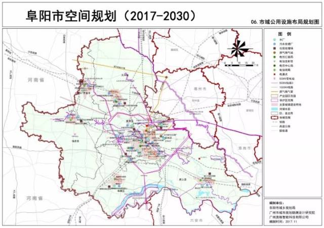 《阜阳市空间规划(2017-2030)》公示出炉,未来年阜阳将变成这样!