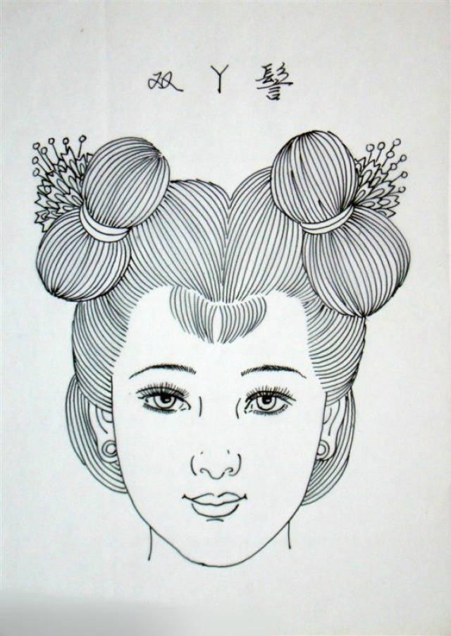 【绘画技法】各种古装发型的画法,值得去收藏(群主精品)
