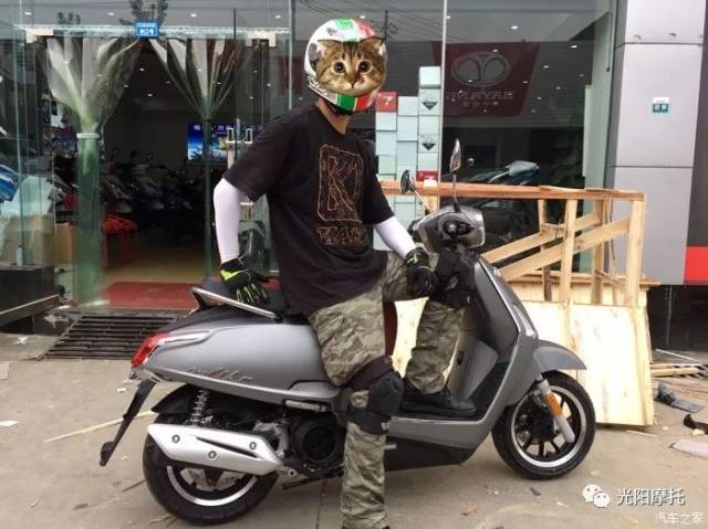 不就是提了新光阳like150磨砂灰么,好帅!