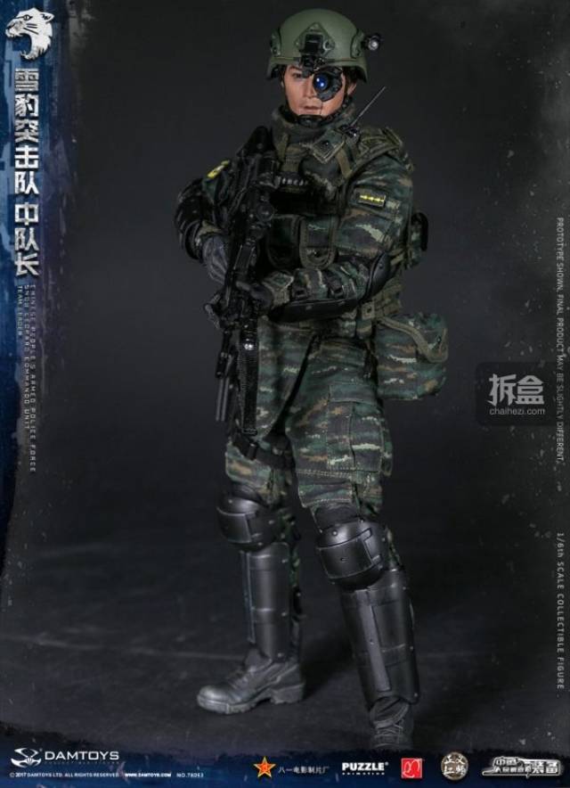 damtoys x 方块动漫 1/6 中国人民武装警察部队特警部队- 雪豹突击队