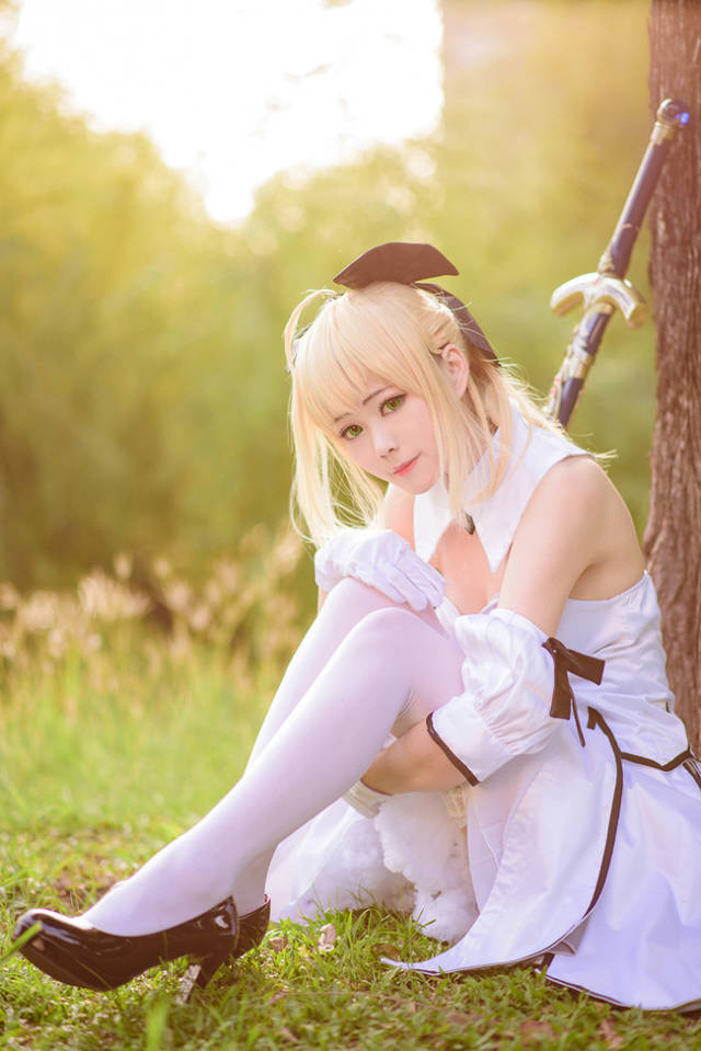 我的最美骑士,登场 后有福利 saber cosplay-动漫频道