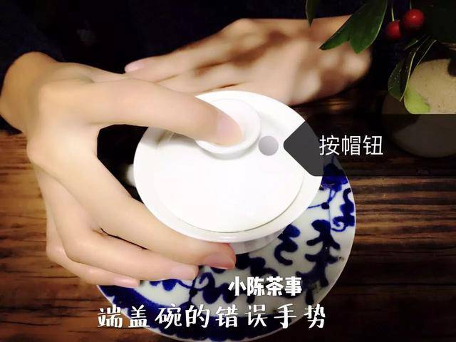 图解正确的盖碗冲泡方式,白茶,绿茶,岩茶,红茶一样通用哦!