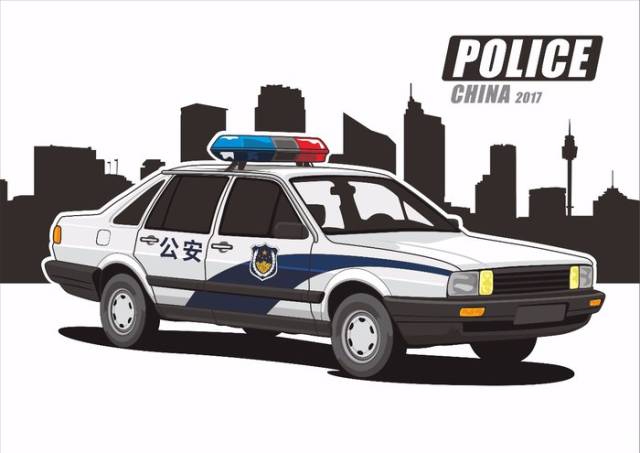 世界警车大pk 中国低调桑塔纳 美国野性大马力 迪拜有